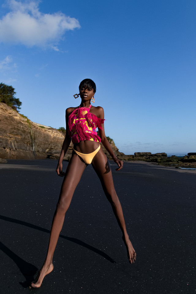 Long legged beauty Dayana Reeves looks amazing in this swimwear shoot